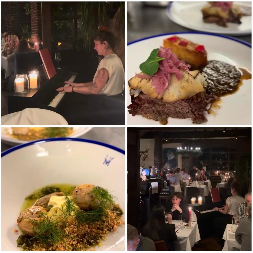 Kerzenlicht-Dinner mit Live-Klaviermusik - später Valentinsabend